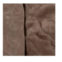 Lavina Home Mocha Rouched Faux Fur Reversible to Mink 50 x 60 Throw - RK-FURMNK-MOC - Blankets & Bedspreads -Outlet Hearth And Home Store 07f8fefc76d99978d93cfb196ca385210e16ce64 490932039 2
