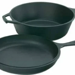 Lodge Cast Iron PreSeasoned 3 Quart Combo Cooker LCC3 - Cookware & Tools 7 Lodge Cast Iron PreSeasoned 3 Quart Combo Cooker LCC3 - Cookware & Tools -Outlet Hearth And Home Store 09c211384b6761cdc6fb7e1aa3f0ec93d8ec54e5 051261144 1