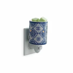 Candle Warmers Etc. Indigo Porcelain Pluggable Wax Warmer PIIND