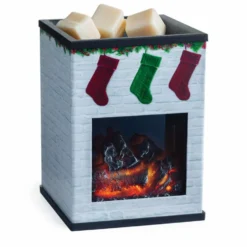 Candle Warmers Etc. Holiday Fireplace Illumination Wax Warmer - FLCRS