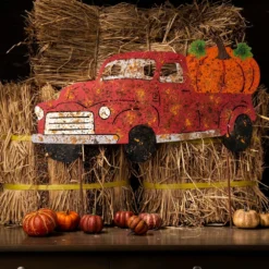 Glitzhome 25 Inch Metal Rusty Truck Yard Stake, Standing Décor, or Hanging Décor - 1203202908 - Yard Decor -Outlet Hearth And Home Store 0f8f66fb469843e6db2c972e0a9ac0ae3936ed8a 93422010 3