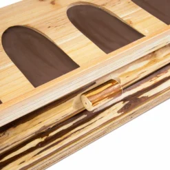 Rush Creek Creations 6 Gun Rack with Storage 370037 - Storage Furniture -Outlet Hearth And Home Store 10 8