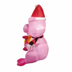 Four Seasons Christmas Inflatable 5ft Pig with Santa Hat & Scarf - 21CH111601 - Christmas Decor -Outlet Hearth And Home Store 130e5b18ecc3424516331b40622666d4ceb7b542 14762170 4