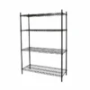 NATI Steel Core Black Wire 54Inch 4shelf Shelving Unit - 42850 - Shelves & Organization -Outlet Hearth And Home Store 1 18 26