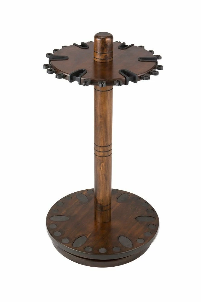 Rush Creek Creations 30 Fishing Rod Spinning Wood Rack Dark Stain 383006 - Storage Furniture 4 Rush Creek Creations 30 Fishing Rod Spinning Wood Rack Dark Stain 383006 - Storage Furniture - Image 2