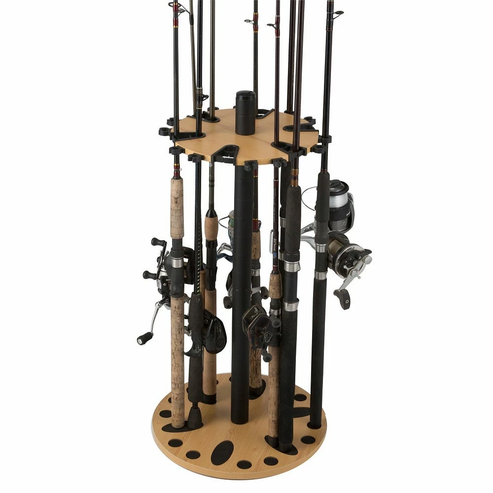 Rush Creek Creations 24 Fishing Rod Spinning Storage Rack 382001 - Storage Furniture 4 Rush Creek Creations 24 Fishing Rod Spinning Storage Rack 382001 - Storage Furniture - Image 2