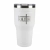 Lincoln Outfitters "Faith" 30 oz. Religious Tumbler, White - 89-646-0204 - Tumblers -Outlet Hearth And Home Store 1a7f44da8d319e07efc136d51126b8b05180d49d 32631069