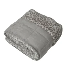 Pur Serenity 15 lb. Machine Washable Back Printed Brushed fur Reversible to mink 48 x 72 Weighted Blanket - RK-FURMNK-15 - Blankets & Bedspreads -Outlet Hearth And Home Store 1b4e38787d94e6c4de35e9ff75b5a5db73caac1b 490932043 1