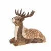 Various Brands Wood & Fur Sitting Reindeer - JK91472S - Décor