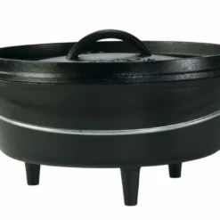 Lodge Cast Iron 4 Quart Camp Dutch Oven L10CO3 - Cookware