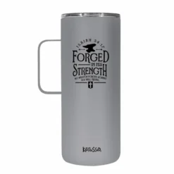 Kerusso Dual Wall Stainless Steel Forged Mug with Handle, 22 oz. - MUGS228 - Tumblers