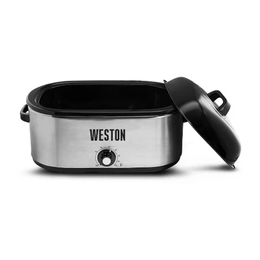 Weston 22 Quart Stainless Steel Roaster Oven 034100W - Slow Cookers 4 Weston 22 Quart Stainless Steel Roaster Oven 034100W - Slow Cookers - Image 2