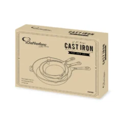 ChefVentions 3-Piece Cast Iron Skillet Set - CV-320 - Cookware Set -Outlet Hearth And Home Store 29ab1425c33c91a5e35bf4ba63bf5e8a6bd86386 2022012497 4