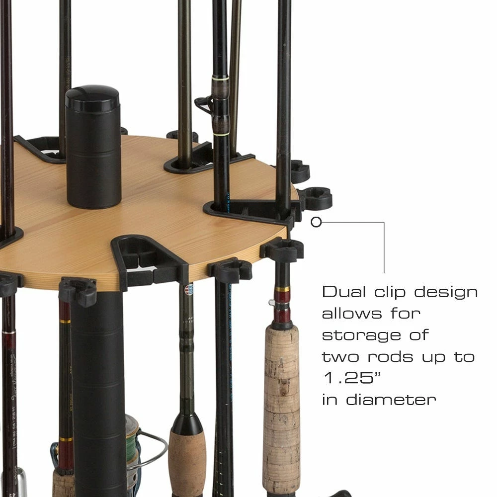Rush Creek Creations 24 Fishing Rod Spinning Storage Rack 382001 - Storage Furniture 6 Rush Creek Creations 24 Fishing Rod Spinning Storage Rack 382001 - Storage Furniture - Image 4
