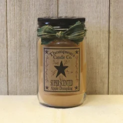 Thompson's Candle Co. Apple Dumpling, 12 oz. Mason - ADSM - Candles & Home Fragrance