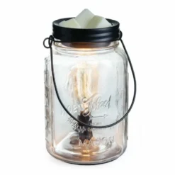 Candle Warmers Etc. Mason Jar Vintage Bulb Illumination Wax Warmer - EBMAS