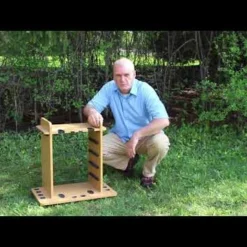 Rush Creek Creations 14 Fishing Rod Storage Rack with Four Bait Bin Storage 382002 - Storage Furniture