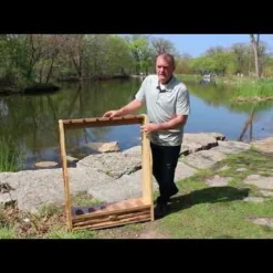 Rush Creek Creations 6 Gun Rack with Storage 370037 - Storage Furniture