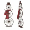 Various Brands Standing Bicycle Wheel Snowman JK37315RK - Décor -Outlet Hearth And Home Store 323971802820 323971802820 image 3239718028