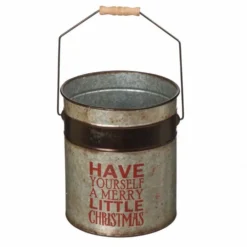 Various Brands Galvanized Metal Bucket JK46286S - Décor