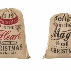 Various Brands Assorted Faux Burlap Gift Bag JK45257 - Décor -Outlet Hearth And Home Store 323971842 323971842 image 32397184220