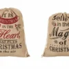 Various Brands Assorted Faux Burlap Gift Bag JK45257 - Décor -Outlet Hearth And Home Store 32397184220 32397184220 image 32397184220