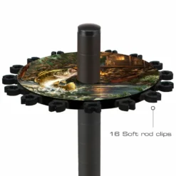 Rush Creek Creations Bass 16 Fishing Rod Storage Rack 383000 - Storage Furniture -Outlet Hearth And Home Store 3 8 34