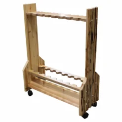 Rush Creek Creations 16 Fishing Rod Rolling Storage Rack 370026 - Storage Furniture -Outlet Hearth And Home Store 3 8 48
