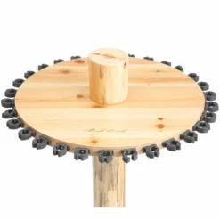 Rush Creek Creations 30 Fishing Rod Spinning Round Storage Rack 370030 - Storage Furniture -Outlet Hearth And Home Store 3 8 49