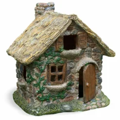 Assorted Woodland Knoll Collection Thatched Roof House MG30 - Garden Statues & Lawn Ornaments