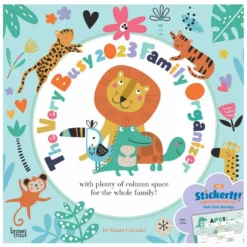 Brown Trout The Very Busy Family Organizer 2023 Sticker Calendar - Calendars