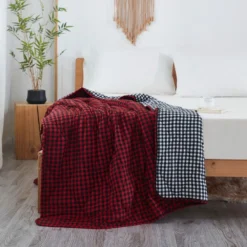 Pur Serenity Comfy Classic Cotton Machine Washable Weighted Blanket, 12 lb. - RK-MWCOT-WB - Blankets & Bedspreads -Outlet Hearth And Home Store 3f6dbe64eface9e8ed426de8ab30fc154c85542d 490931837 7