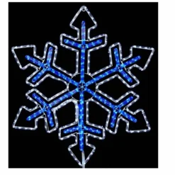 Four Seasons 36" Blue and White LED Snowflake Hanging Christmas Light Decoration with Multi Light Effects - YF20173604 - Christmas Decor -Outlet Hearth And Home Store 43252106f0a57d7558f2e6326dc7788c9f29de11 14762146 1