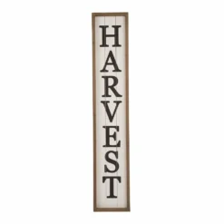 Glitzhome 41.73 Inch Wooden Harvest Porch Sign - 1203203315 - Wall Decor