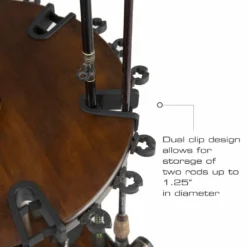 Rush Creek Creations 30 Fishing Rod Spinning Wood Rack Dark Stain 383006 - Storage Furniture 14 Rush Creek Creations 30 Fishing Rod Spinning Wood Rack Dark Stain 383006 - Storage Furniture -Outlet Hearth And Home Store 4 4 189