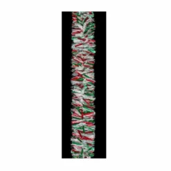 Holiday Trims 4"X15' Red/Green/Snow Deluxe Home Decorative Garland 3581105 - Holiday Garland