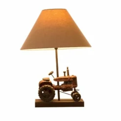 Glitzhome Farmhouse Truck Table Lamp 1517004131 - Light Fixtures