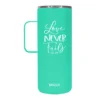 Kerusso Dual Wall Stainless Steel Love Never Fails Mug with Handle, 22 oz. - MUGS229 - Tumblers
