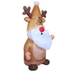 Various Brands 8' Reindeer Gnome Inflatable - MY-21CS851 - Christmas Decor 8 Various Brands 8' Reindeer Gnome Inflatable - MY-21CS851 - Christmas Decor -Outlet Hearth And Home Store 54f30c67a763de45b421dfcfb24a0b6bb10c6fac 14762115 3