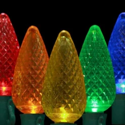 J. Hofert Company 25 Count Led C9 Multi Colored Light Set -958 - Christmas Decor