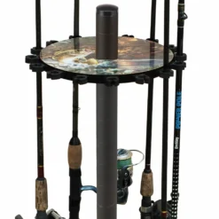 Rush Creek Creations Bass 16 Fishing Rod Storage Rack 383000 - Storage Furniture -Outlet Hearth And Home Store 5 6 27