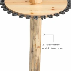 Rush Creek Creations 30 Fishing Rod Spinning Round Storage Rack 370030 - Storage Furniture -Outlet Hearth And Home Store 5 6 39