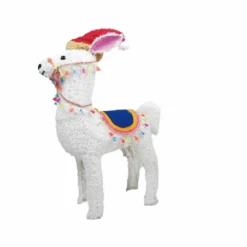 Four Seasons 30" Christmas Alpaca Outdoor Yard Decoration with lights - 21DH0707 - Christmas Decor