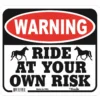 Signs Up Ride At Own Risk 31003 - Wall Decor -Outlet Hearth And Home Store 5f17536b2b51d5c9b73243ca34a478010106e62c 16210001