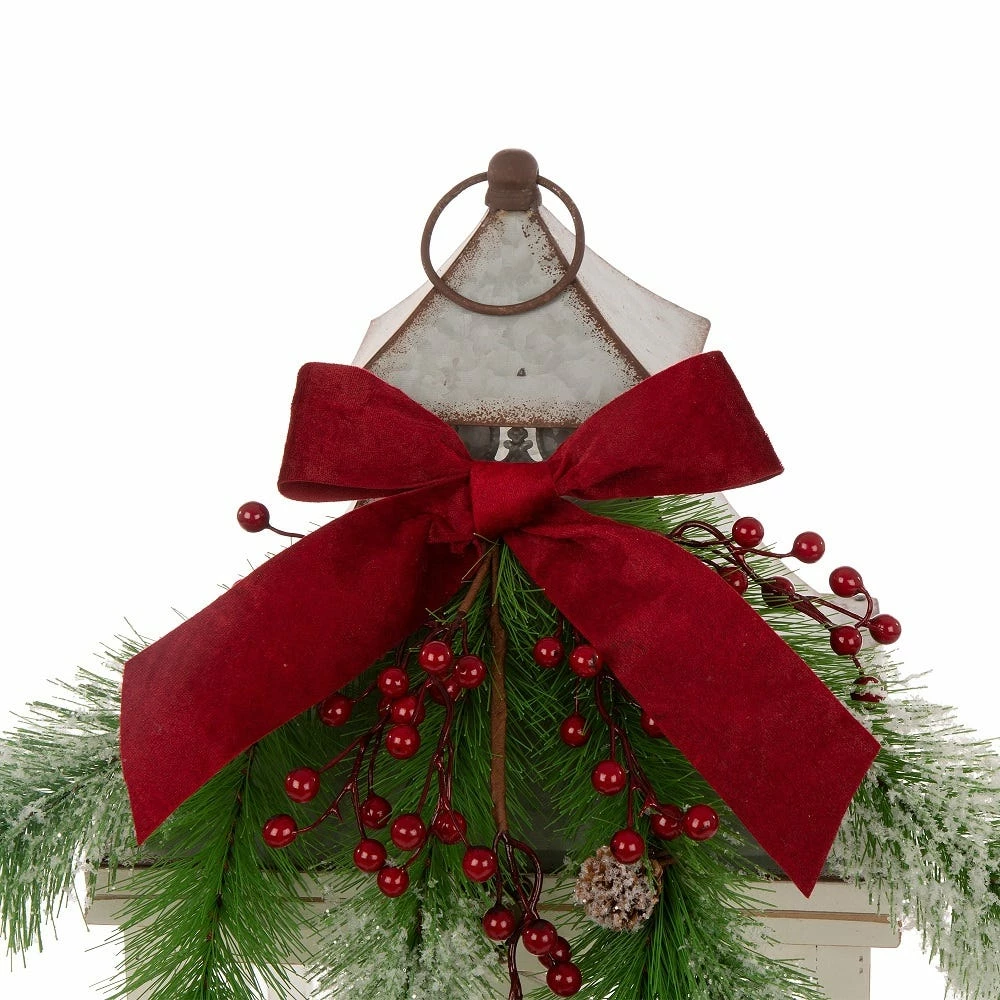 Glitzhome Farmhouse Wood Metal Lantern Set - 1107203556 - Novelty Lighting 6 Glitzhome Farmhouse Wood Metal Lantern Set - 1107203556 - Novelty Lighting - Image 4