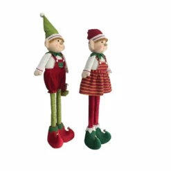 Four Seasons 4' Extenderable Boy/Girl Elf, Assorted Styles - SL10025H4 - Christmas Decor -Outlet Hearth And Home Store 60341e94182e0c24e92293514382db61fb64895b 14762147 4