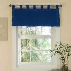 Kimlor Denim Tab Top Valance - Bedding