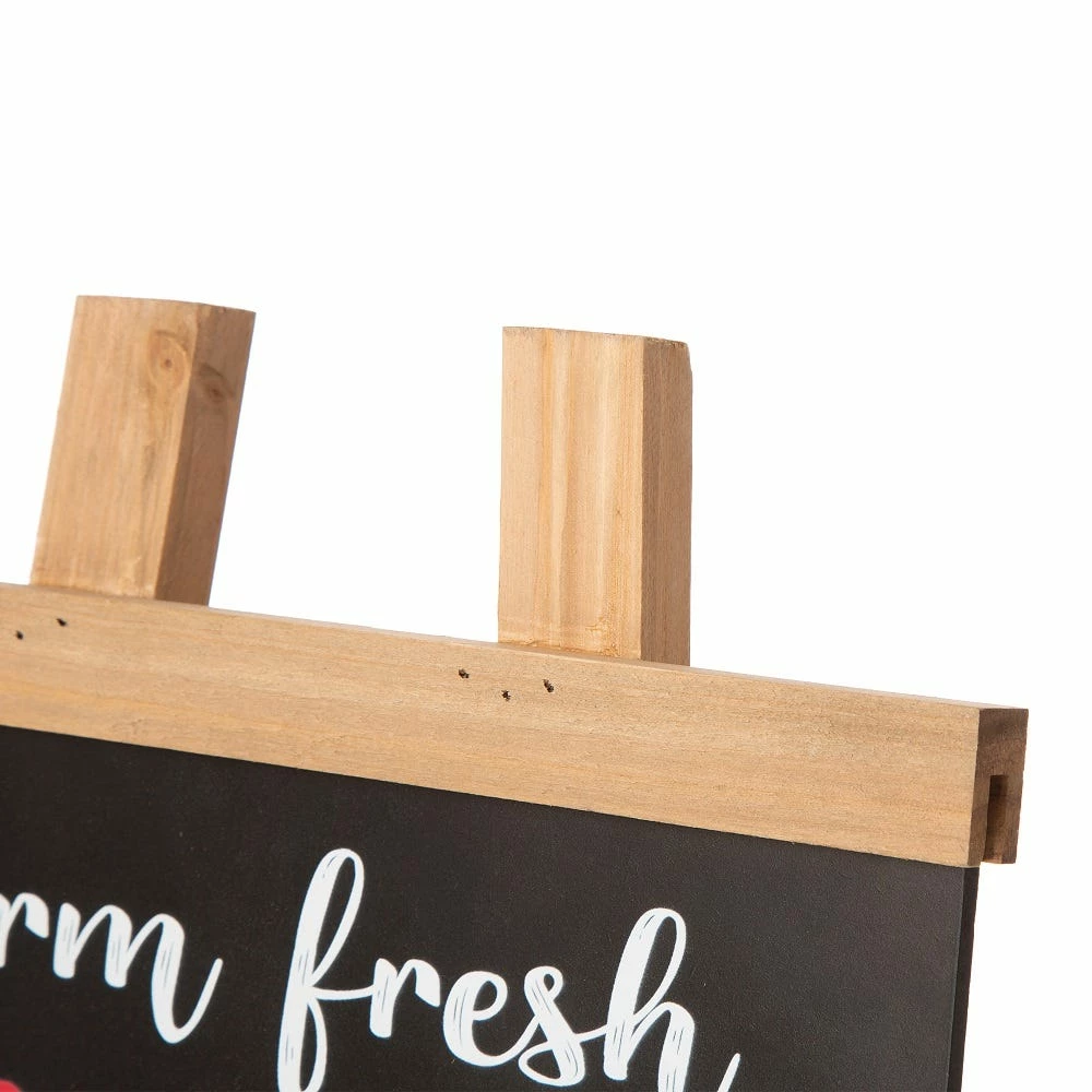 Glitzhome 13" x 32" Duble Sided Wooden Easel Porch Sign, with 2 Changable Sided Sign Board(Fall & Christmas) - 2010100005 - Christmas Decor 18 Glitzhome 13" x 32" Duble Sided Wooden Easel Porch Sign, with 2 Changable Sided Sign Board(Fall & Christmas) - 2010100005 - Christmas Decor - Image 16