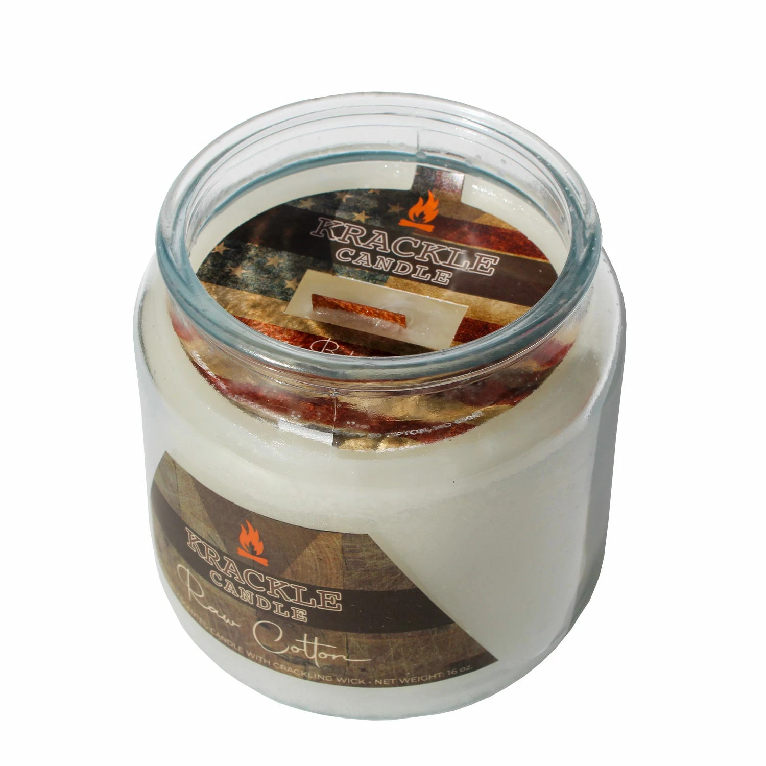 Krackle Candle Co Krackle Candle Raw Cotton KCRC-16 - Candles & Home Fragrance 4 Krackle Candle Co Krackle Candle Raw Cotton KCRC-16 - Candles & Home Fragrance - Image 2