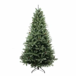 Various Brands 7.5' Frosted PE/PVC Mixed Tree - H09026 - Christmas Decor